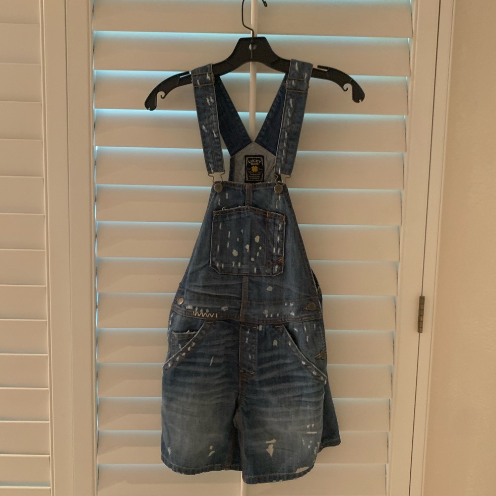 Lucky brand short overalls
